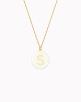 Porzellan-Halskette 'Buchstabe'