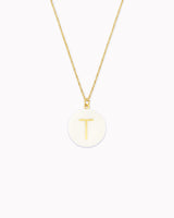 Porzellan-Halskette 'Buchstabe'