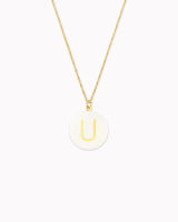 Porzellan-Halskette 'Buchstabe'