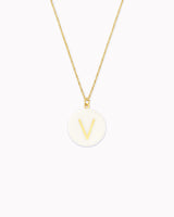 Porzellan-Halskette 'Buchstabe'