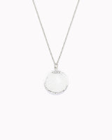 Halskette mit Porzellan-Anhänger 'Knoten'