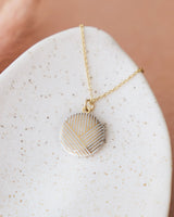 Halskette mit Porzellan-Anhänger 'Triple'