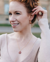 Porzellan-Ohrhänger 'Geo'