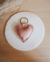 Schlüsselanhänger 'Herz' aus Leder