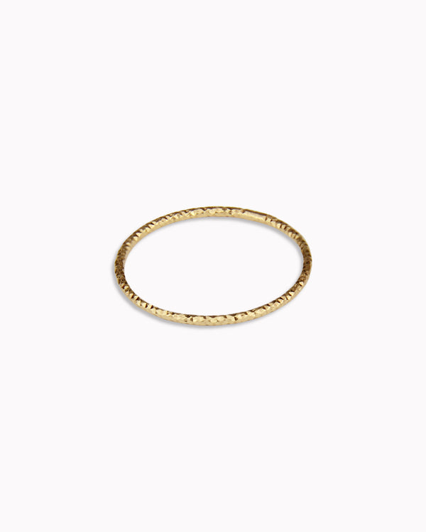 Ring 'Glitzer' 925 Silber / vergoldet