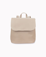 Leder-Rucksack 'Runa' - Beige