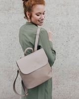 Leder-Rucksack 'Runa' - Beige