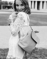 Leder-Rucksack 'Runa' - Bordeaux