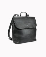 Leder-Rucksack 'Runa' - Schwarz