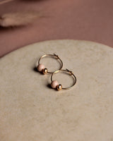 Creolen 'Porzellanperle'