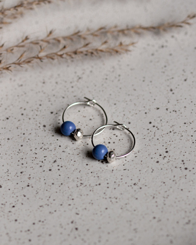 Creolen 'Porzellanperle'