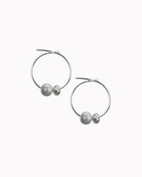 Creolen 'Porzellanperle'