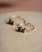 Creolen 'Porzellanperle'