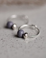 Creolen 'Porzellanperle'