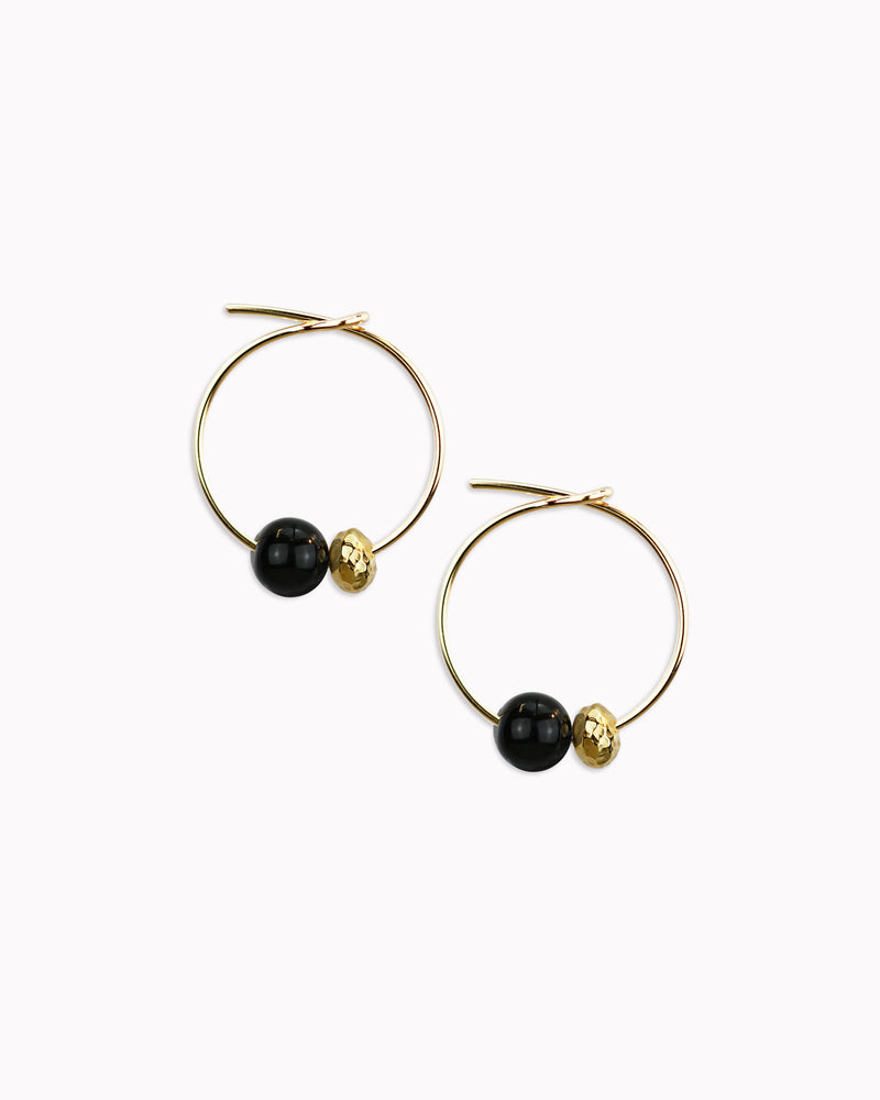 Creolen 'Porzellanperle'