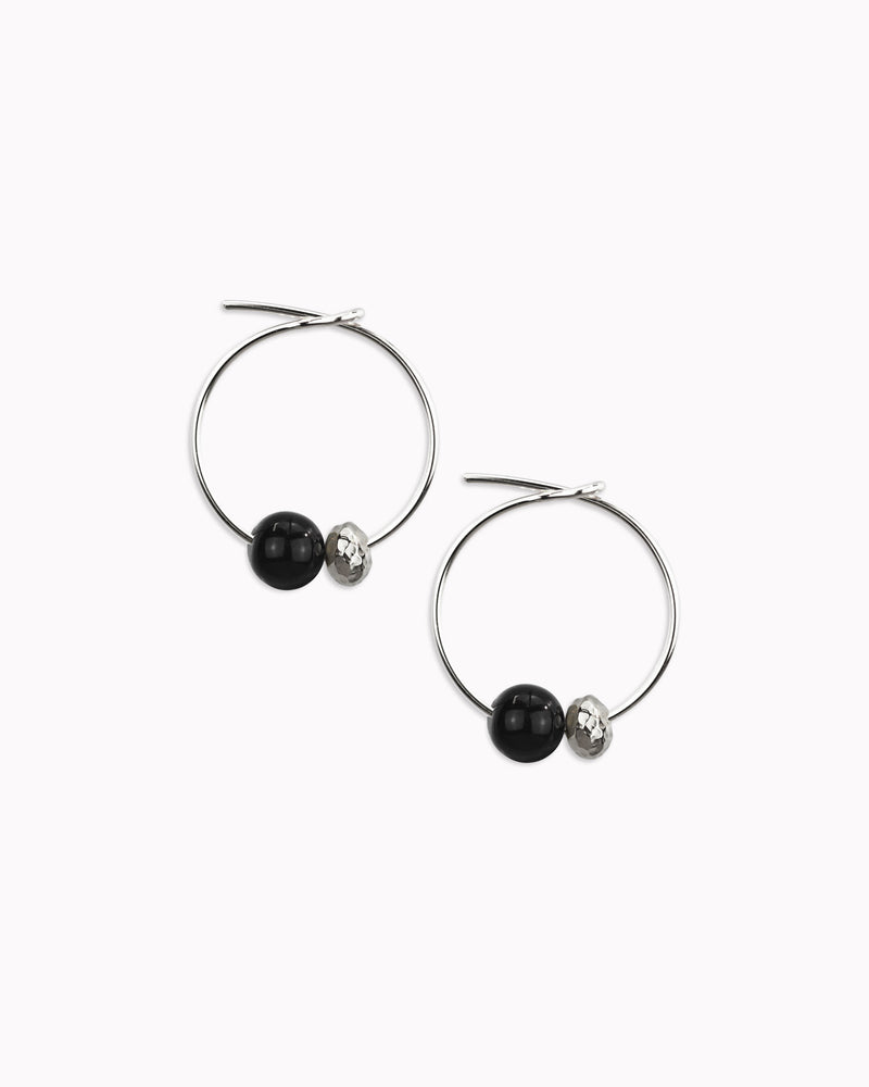 Creolen 'Porzellanperle'