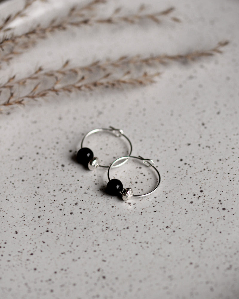 Creolen 'Porzellanperle'