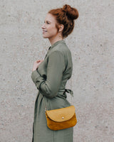 Vegane 3in1-Gürteltasche 'Gerit' - Senfgelb