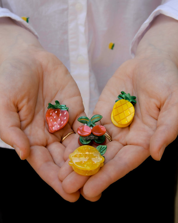 Haarklammer Obst