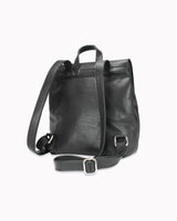 Leder-Rucksack 'Runa' - Schwarz