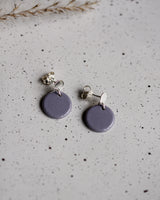 Ohrstecker 'Porzellanplättchen Rund'