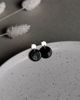 Ohrstecker 'Porzellanplättchen Rund'