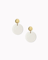 Ohrstecker 'Porzellanplättchen Rund'