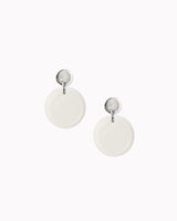 Ohrstecker 'Porzellanplättchen Rund'