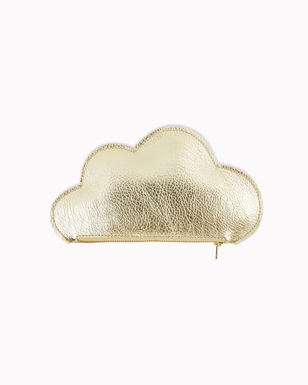 Veganes Täschchen 'Wolke' - Gold aus Kunstleder